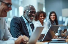 group-executives-smiling-collaborating-project-with-digital-tablets-laptops-office-table_73899-36318